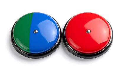 Two colored doorbells