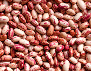 Speckled pink and white beans seamless pattern