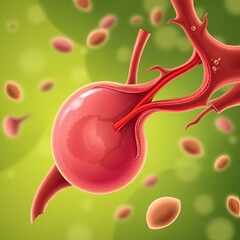 illustration of epididimitis (inflamasi epididimis). Epididymitis is inflammation of the epididymis which is generally caused by a bacterial infection