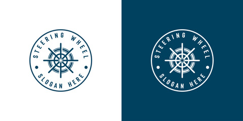 Ship's Wheel Logo Template Design
