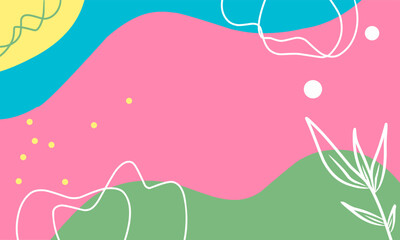 vector illustration of a floral background