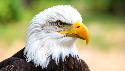 Obraz premium Close-up of majestic eagle's head