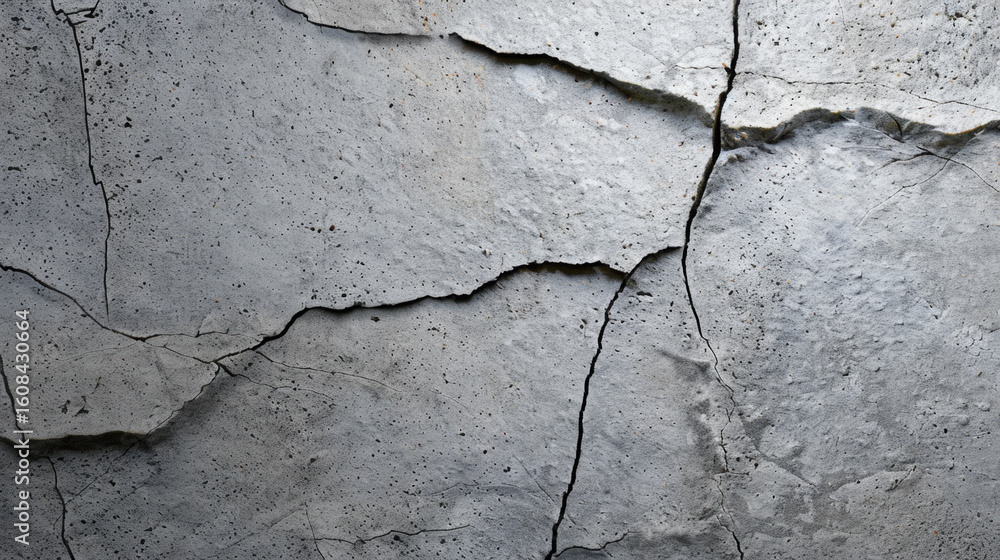 Poster minimal concrete texture with subtle imperfections, showcasing cracks and rough surface. this captur