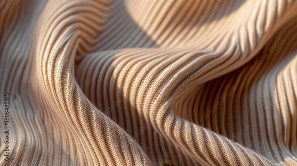 Poster soft fabric texture with gentle folds and muted tones, creating calming and elegant appearance. subt