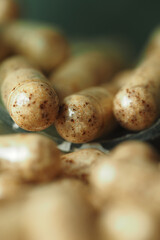 Close-up view of natural capsules on a surface