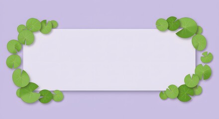 lily pad in nature and pond