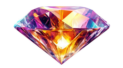 Fototapeta premium diamond on white background