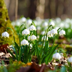 Spring flowers in a forest (1)
