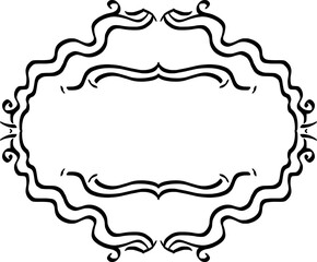 featuring vintage style decorative frame design ornaments