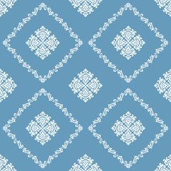 Classic Damask Seamless Pattern - Elegant Vector Design Inspired by Traditional Textile Art