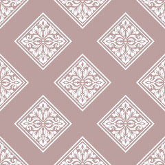 Classic Damask Seamless Pattern - Elegant Vector Design Inspired by Traditional Textile Art