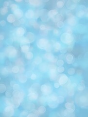 Soft blue ethereal bokeh light background