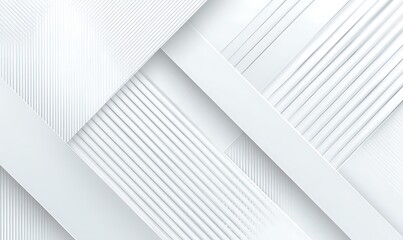 Geometric white abstract background with stripes