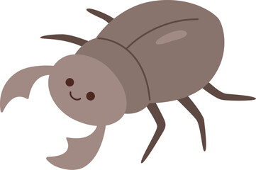 Stag beetle cute insect

