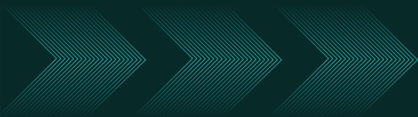 Web banner abstract green lines digital geometric elements modern shiny vector background dark green stripes curve luxury For business EPS 10