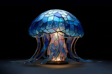 유리 해파리 조형물