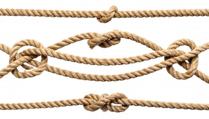 Different types of nautical knots