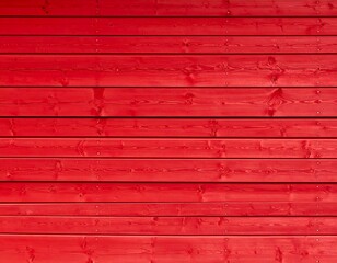 Red horizontal wooden planks (1)