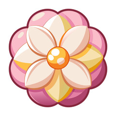 colorful pinwheel isolated on white background