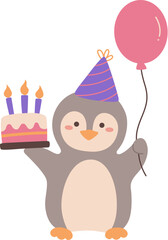 Animal birthday penguin

