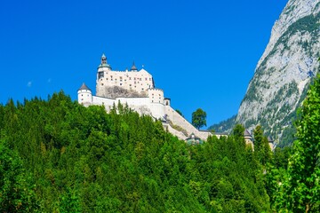 Explore the medieval charm of Hohenwerfen Castle in Werfen, Salzburg, Austria. This stunning...