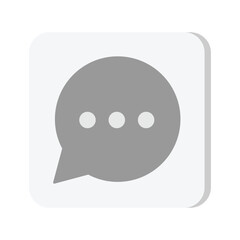 speech bubble icon vector illustration