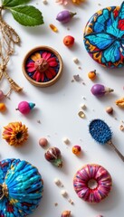 Decorative Still Life with Miniature Objects