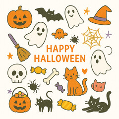 Happy Halloween Cartoon Collection