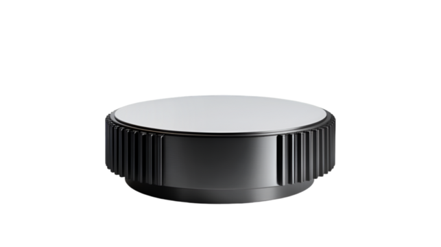 Modern black round table top design minimalist style
