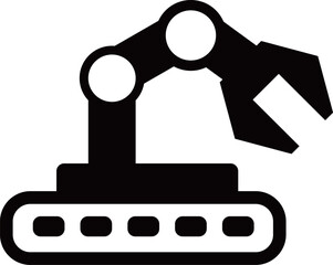 ロボットアームのアイコン