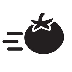 tomato throwing icon 