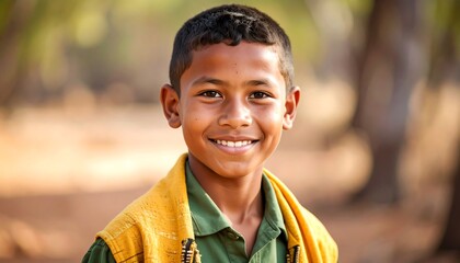 Portrait of a smiling boy