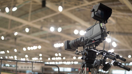 tv camera at sporting events