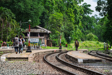 Lamphun Khun Than Tunnel is the longest railway tunnel in Thailand. Which is located in Doi Khun Tan National Park, Lamphun Province. in Lamphun, Thailand.