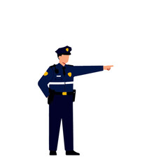 Vector ilustration of police