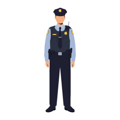 Vector ilustration of police