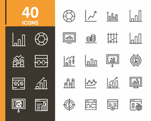 flat icons for web and mobile applications