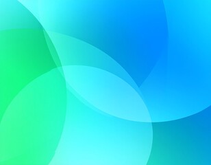 Abstract background with overlapping, translucent teal, blue, and green ovals