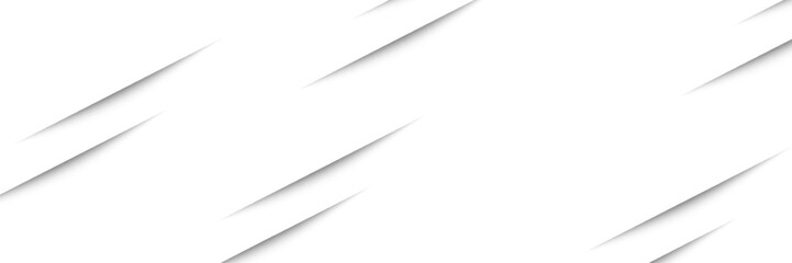 Paper sheet shadow effect. 3D line edge shape. Transparent realistic sheet dividers. Web banner vector drop soft shadows.