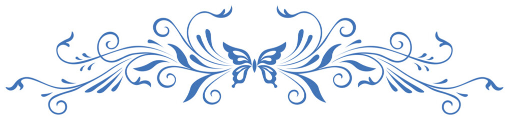 butterfly decorative divider ornament