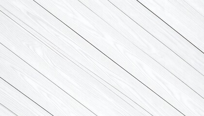 Obraz premium White wood plank diagonal pattern