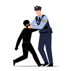 Vector illustration of police