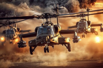 The beauty of military aircraft in a sunset backdrop.
