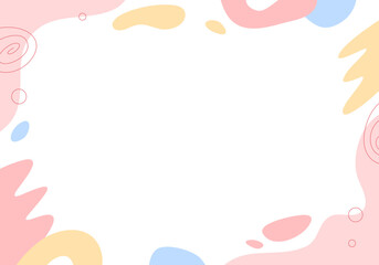 Colorful cute abstract background