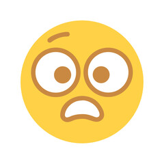 Editable scared face expression emoticon vector icon. Part of a big icon set family. Part of a big icon set family. Perfect for web and app interfaces, presentations, infographics, ... See More