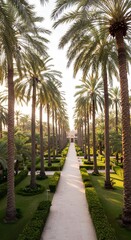 Obraz premium palm trees on the beach