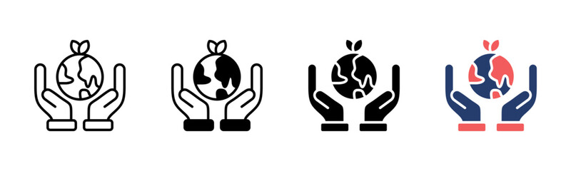 Stewardship icon sheet multiple style collection