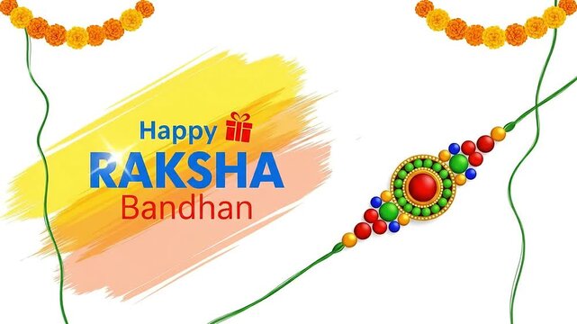 Celebrating Raksha Bandhan A Vibrant Expression of Sibling Love and Tradition with Colorful Decorations