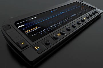 Futuristic audio visual display