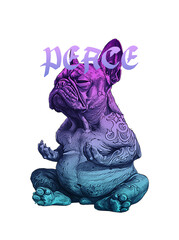 Streetwear design for tshirt, brutalism, urban street style, streetwear clothing design for print